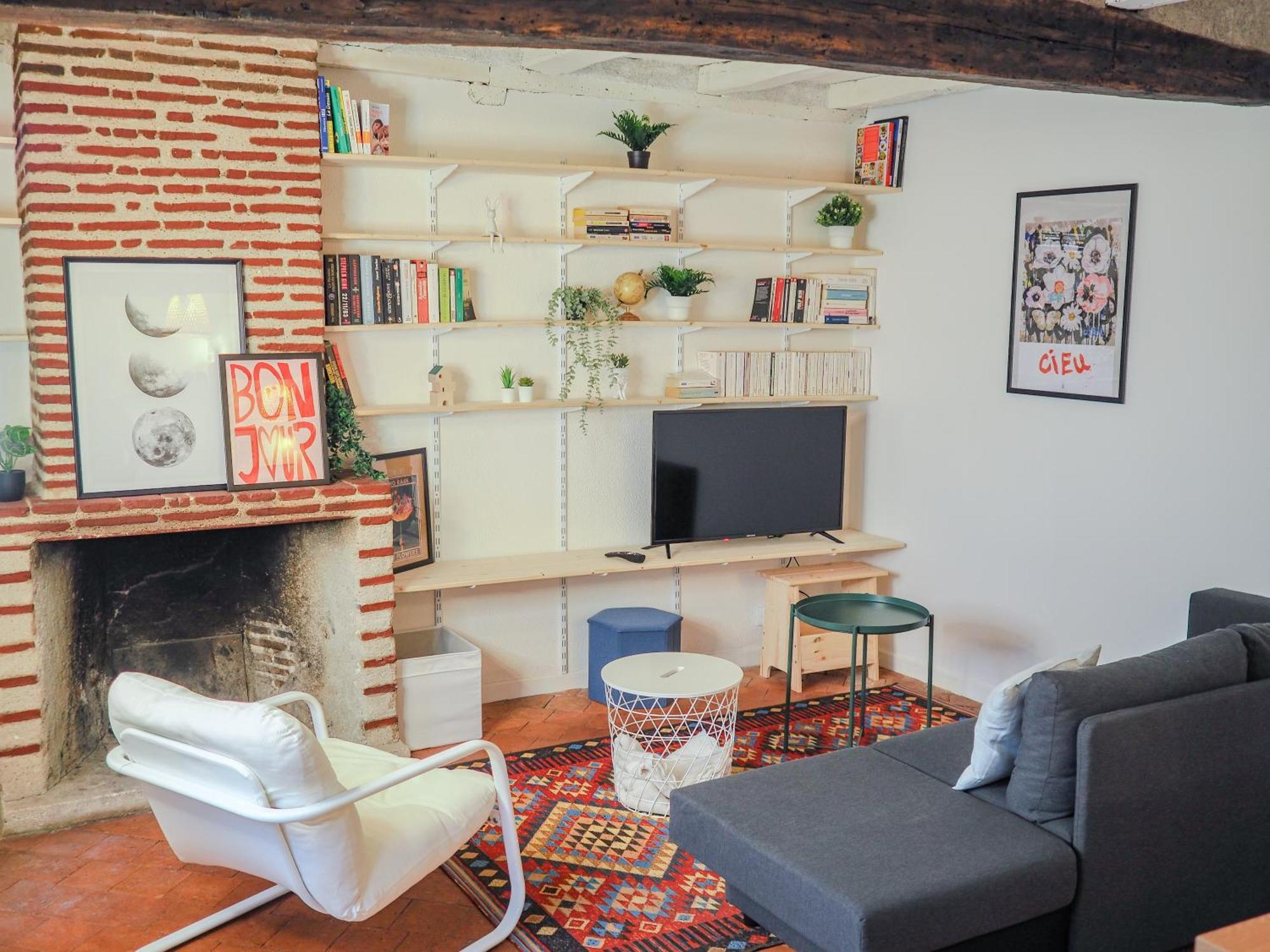 Chaleureux 2ch 3lits Centre Apartment